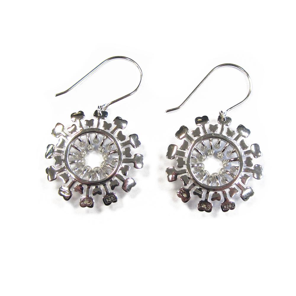 Tapio Wirkkalan Aurinko korvakorut hopea kirkas z koukku #1