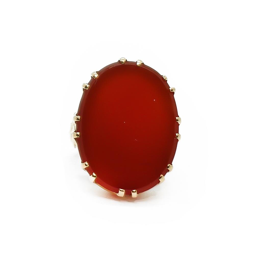 18k Sormus Karneolilla #4