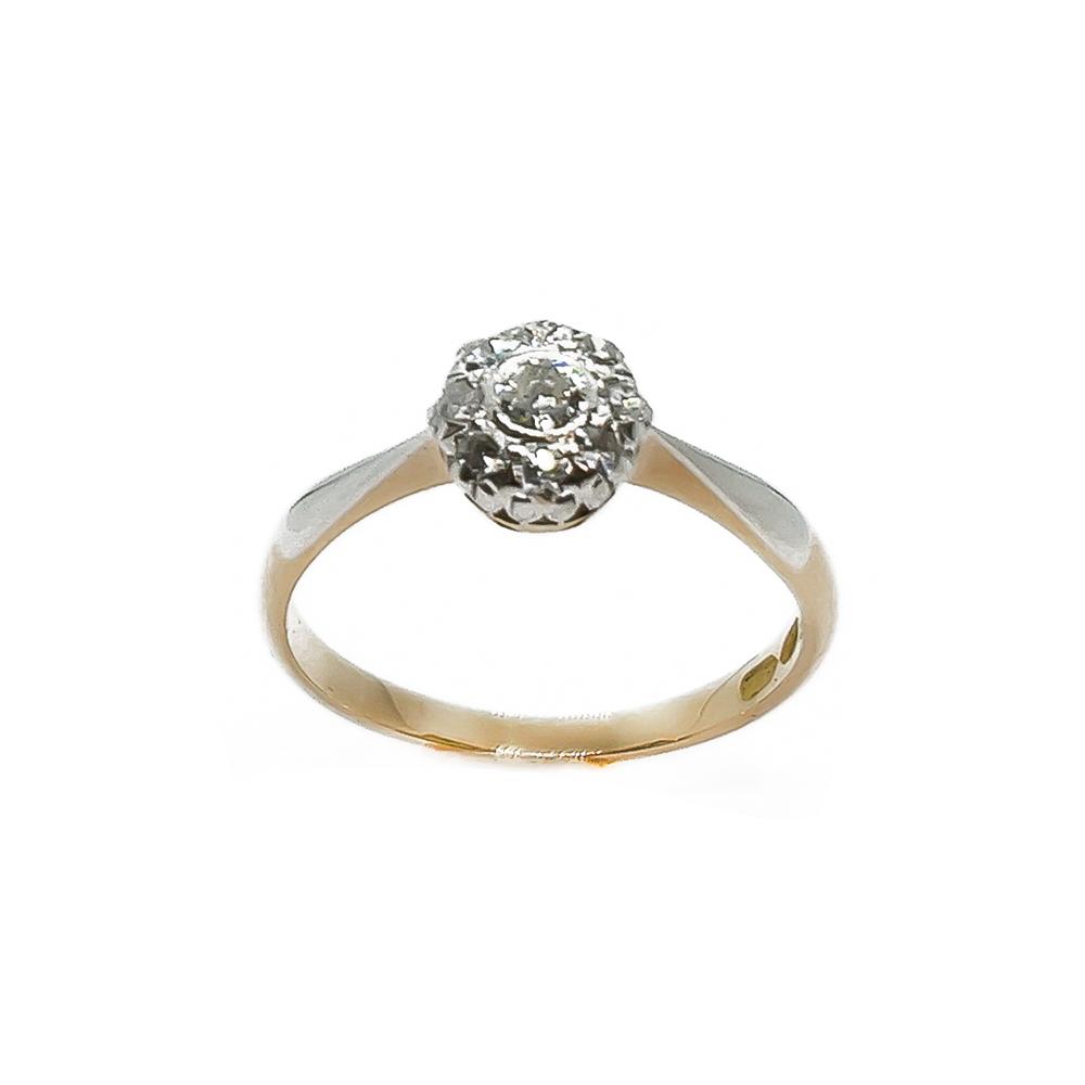 18k Timanttisormus 0,34ct    17,75 westerback #1