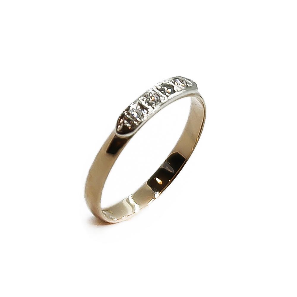 18k Rivitimanttisormus 0,16ct 19,75 Westerback #0