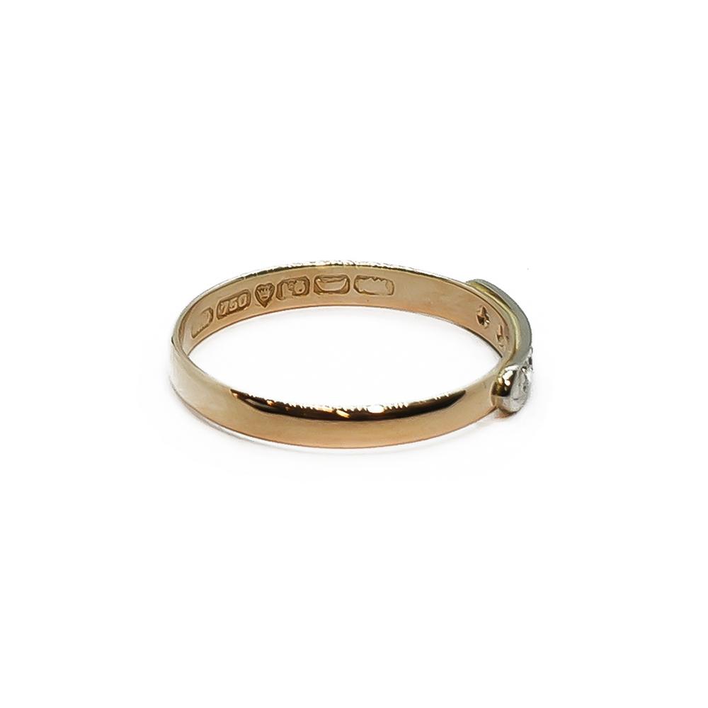 18k Rivitimanttisormus 0,16ct 19,75 Westerback #3