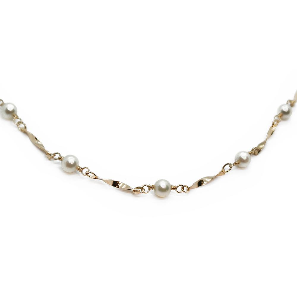 Helmikaulaketju    48cm #0