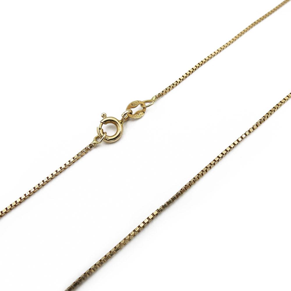 Kultainen venetsiaketju 45cm 0.50mm #1