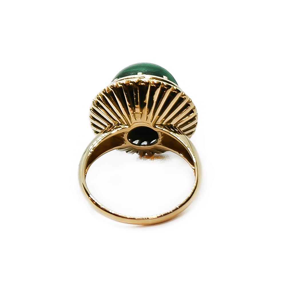 Malakiittisormus 17,5 #2