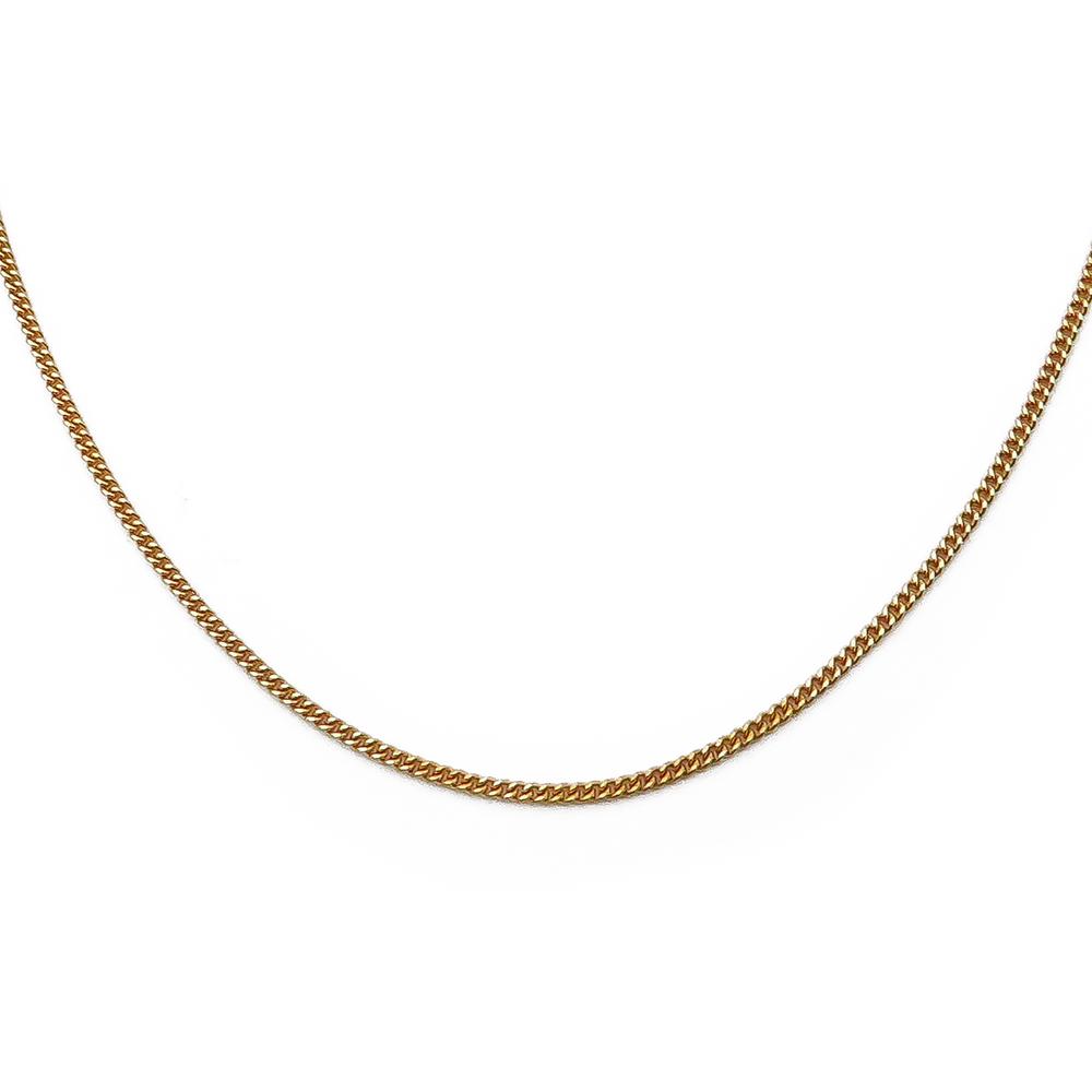 kultainen panssariketju 42cm 1mm #0