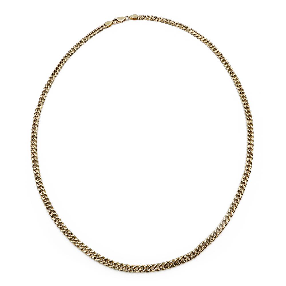 Kultainen panssariketju 52cm Ontto #0