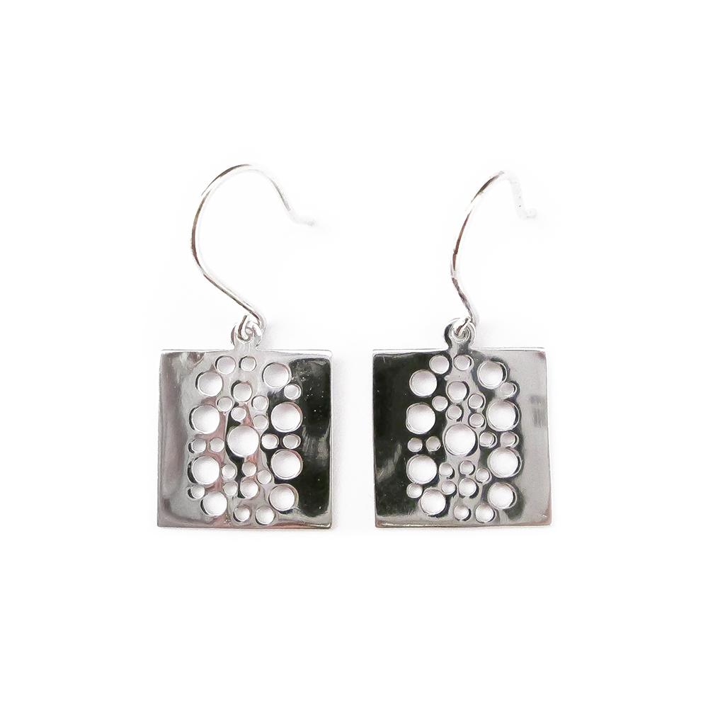 Liisa Vitali Muurahaisenpolku korvakorut koukku hopea #0