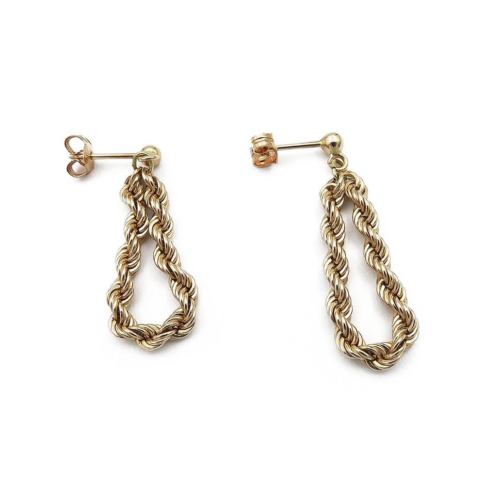 Kultaiset Cordell korvakorut 3mm #1