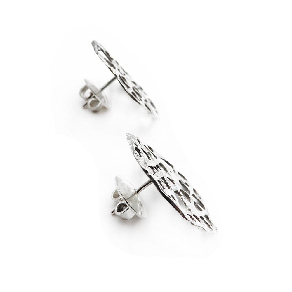 hopeiset korvakorut #2