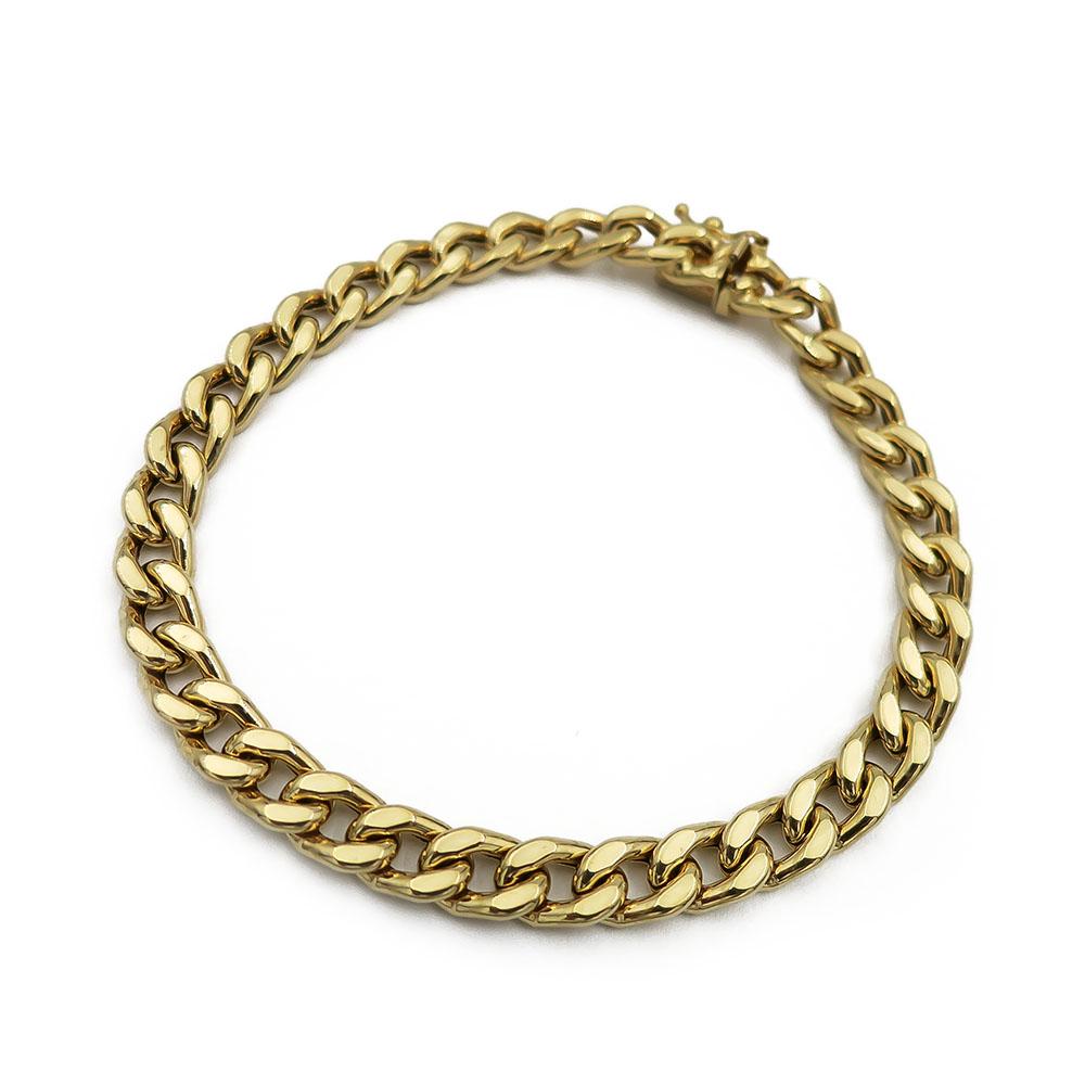 Kultainen passariketju 20cm 6mm, ontto #0