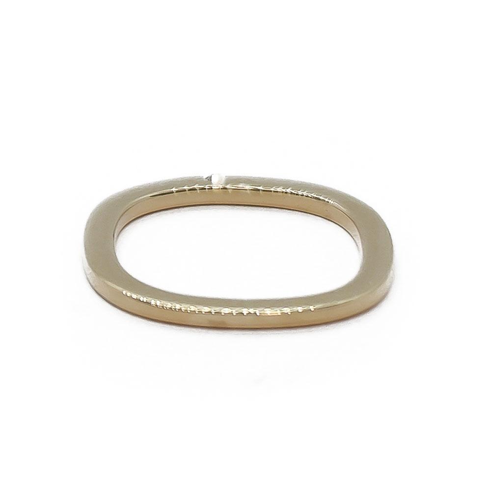 Kulmikas sormus timantilla #3