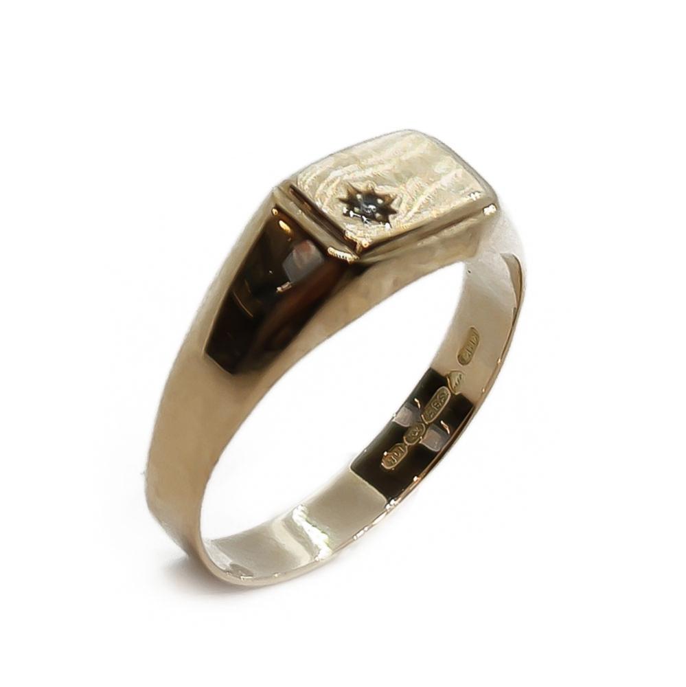 Kantasormus timantilla 21,75 #0