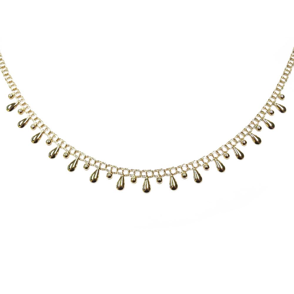 Bismarck kaulaketju 43cm vuodelta 1979 palloilla ja pisaroilla #0