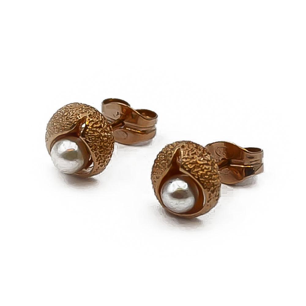 Kultaiset helmikorvakorut Finnfeelings #0