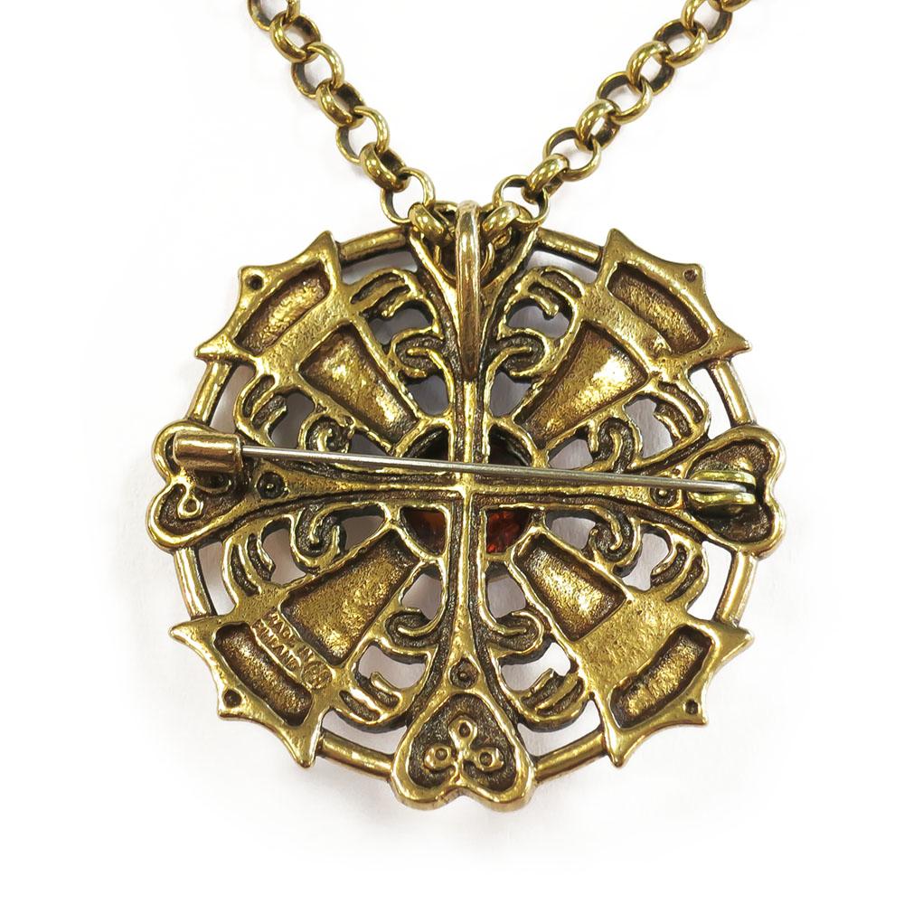 Kalevala Koru Kuukiven kaulakoru / solki, meripihka 70cm #1