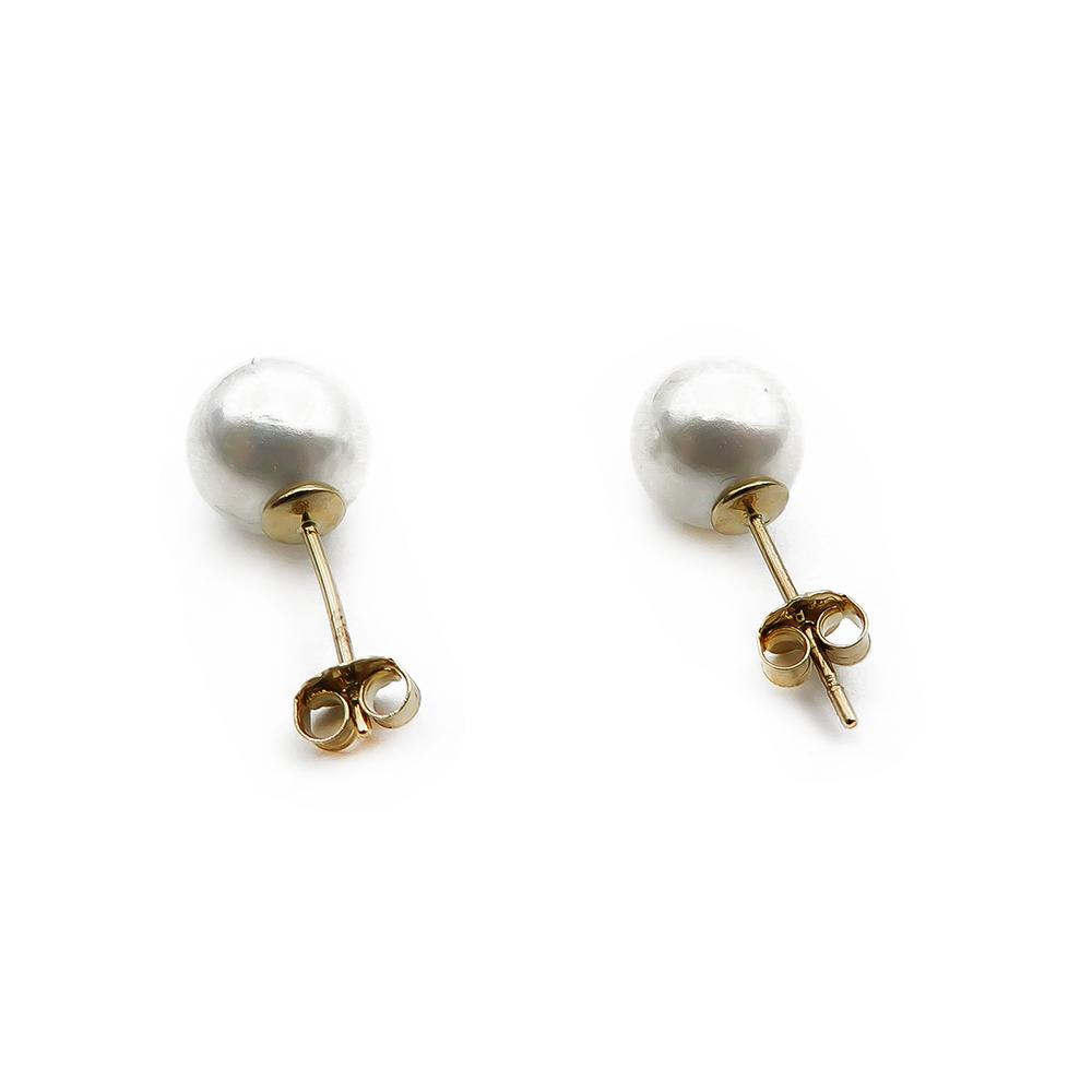 9k kultainen helmi korvakorut #2