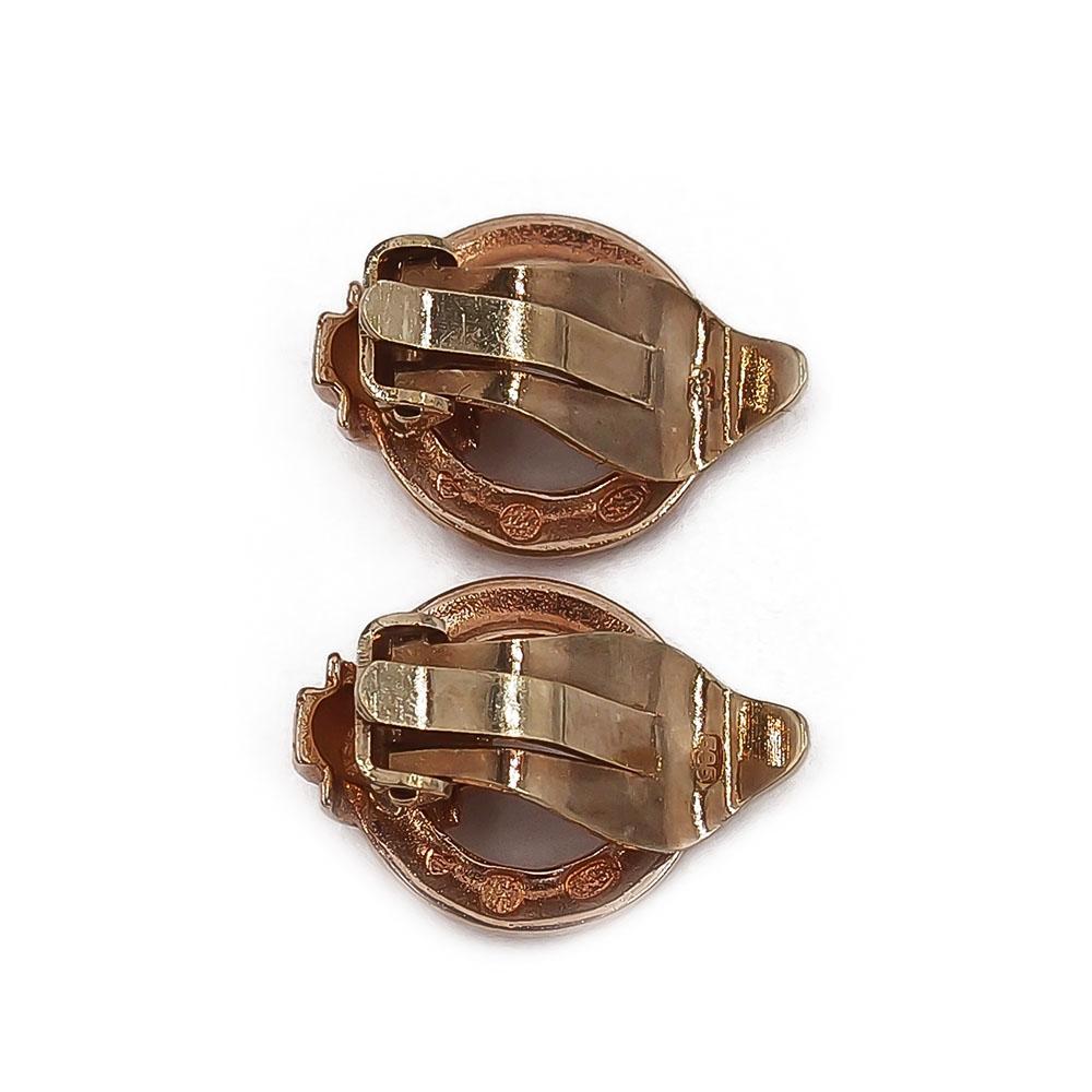 Kalevala koru kultaiset Muisto-klipsikorvakorut #1