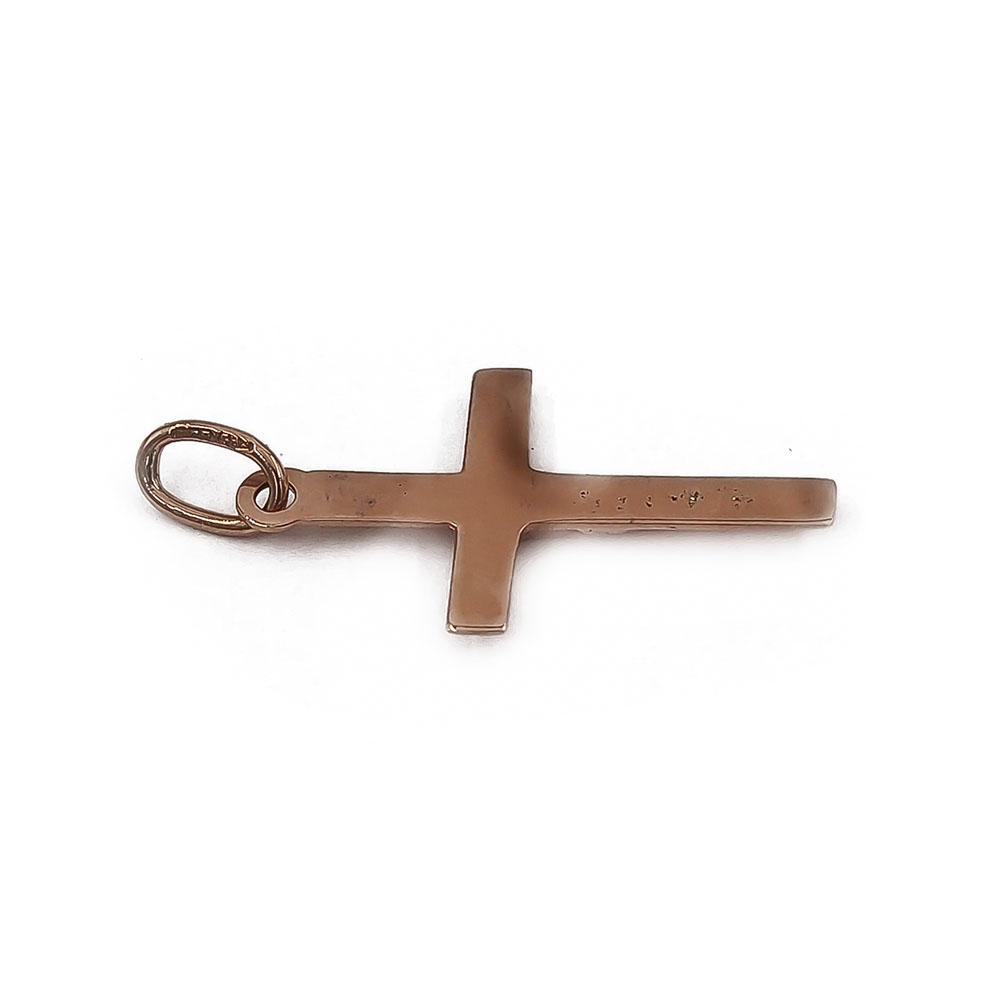 Kultainen krusifiksi ristiriipus 12x21mm Tilli Olavi #1