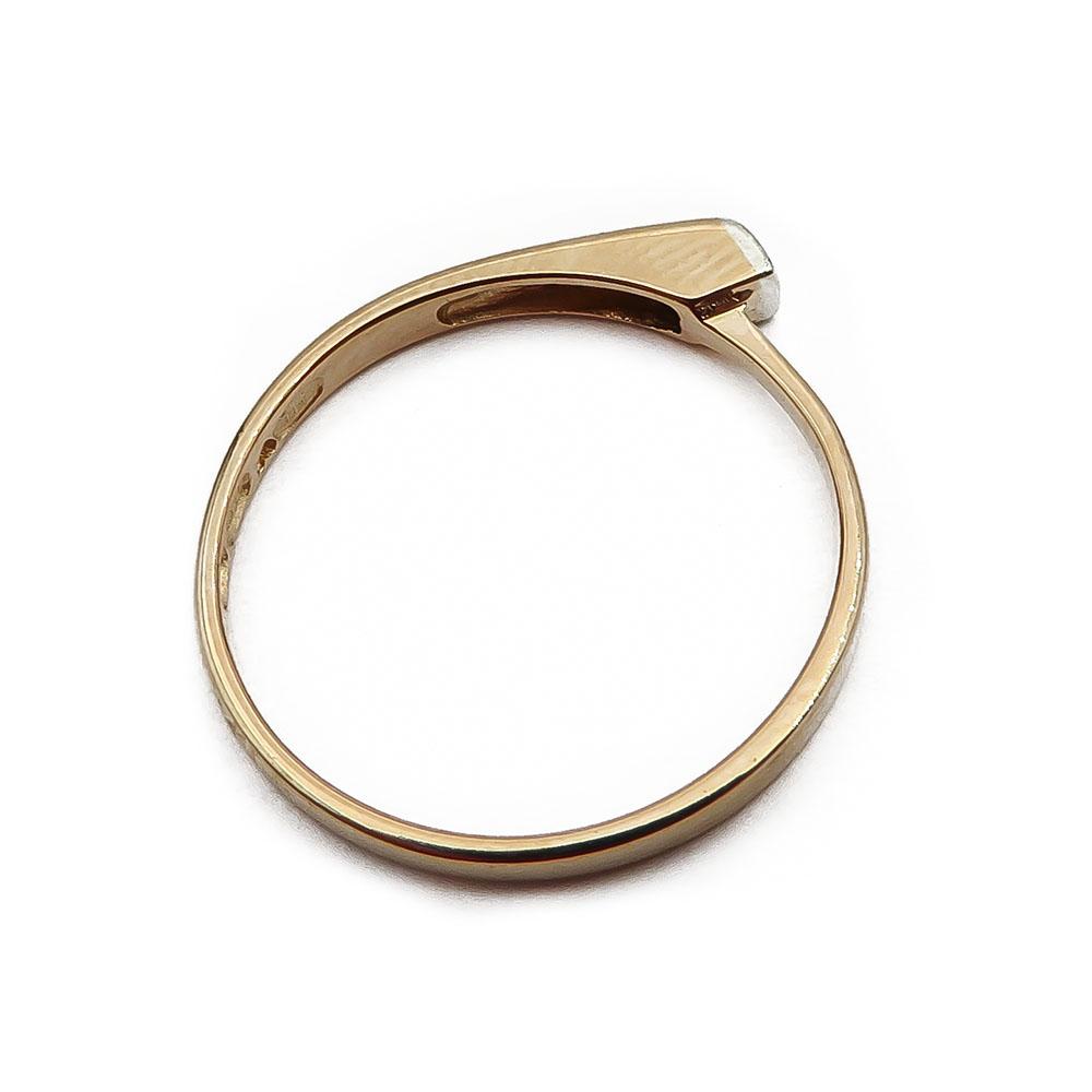 18k timanttisormus 16,5mm 0,01ct #1