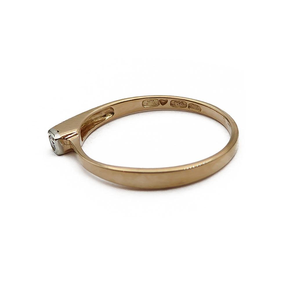 18k timanttisormus 16,5mm 0,01ct #3