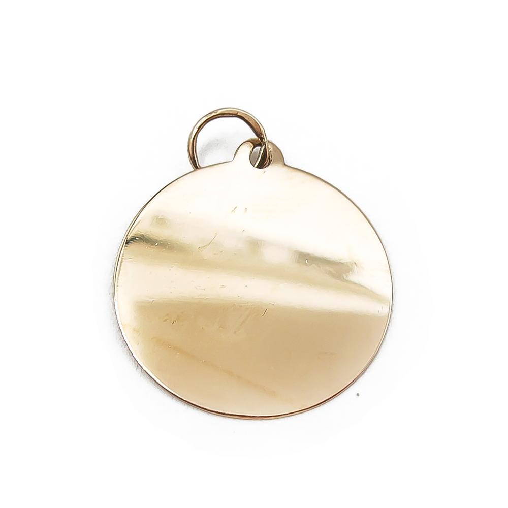 Pyöreä laattariipus kukkakuviolla #1