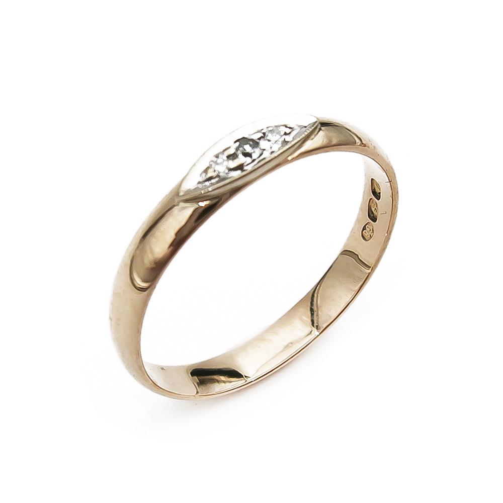 Timanttisormus 0,06ct 17,5mm #0