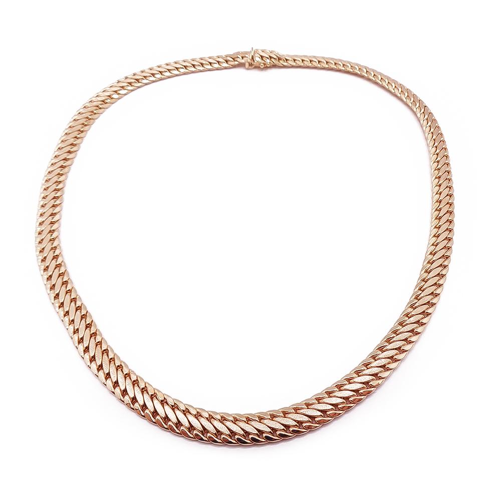 Kultainen kaulaketju 45.5cm #0