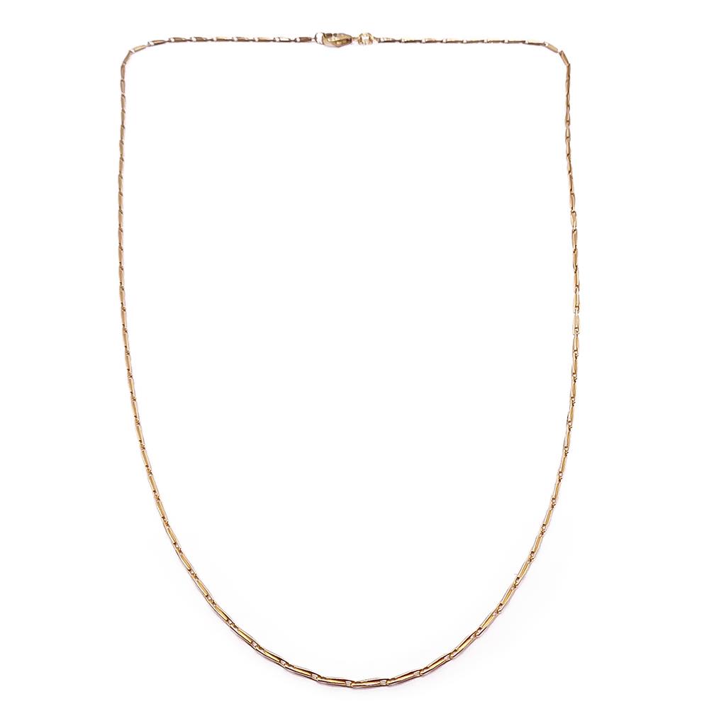 Kultainen kaulaketju 46,5cm #0