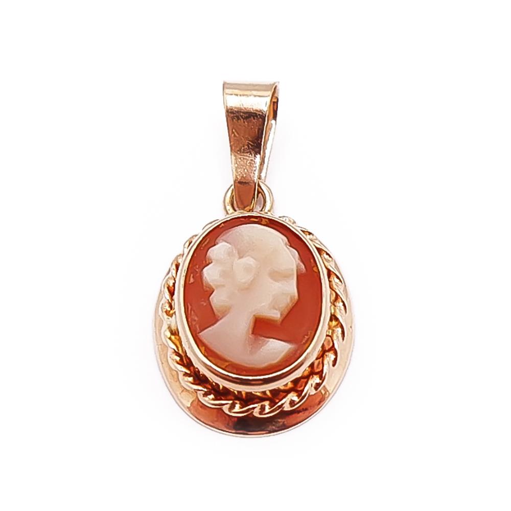 Kultainen camee-riipus #0