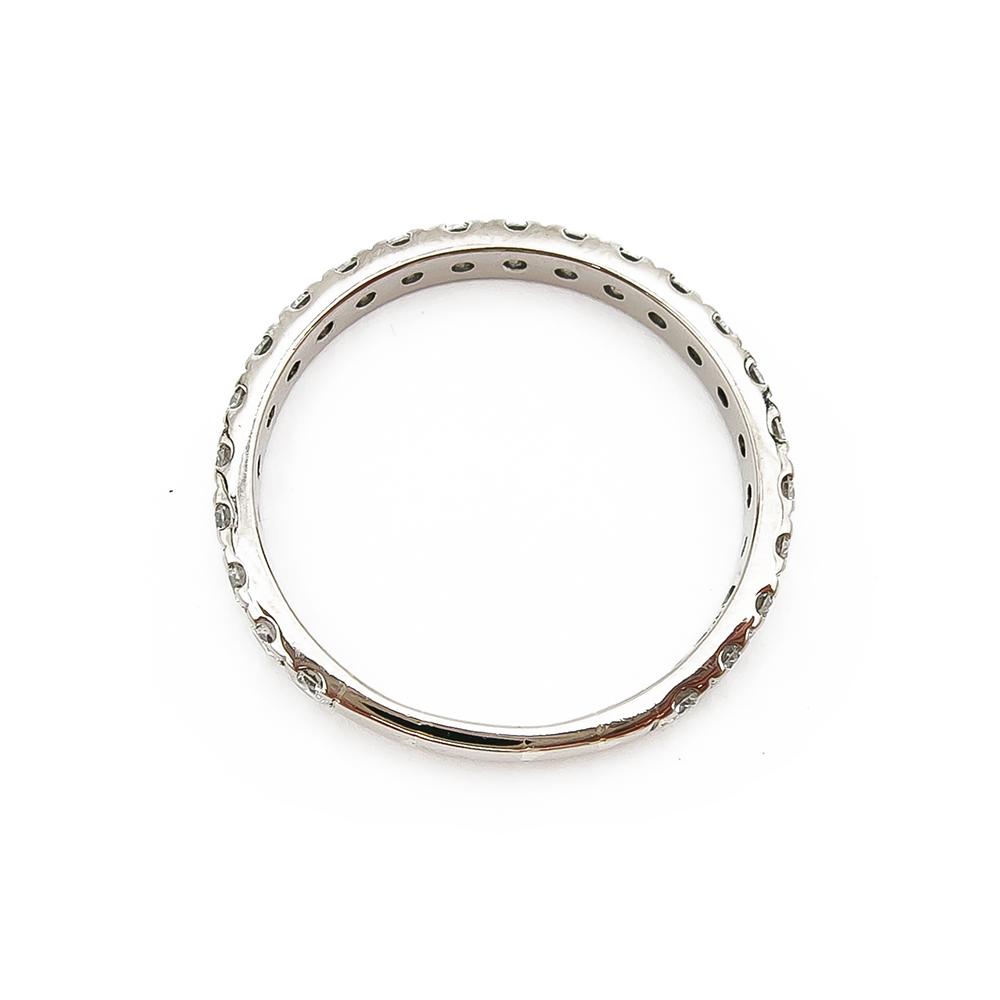 Tillanderin valkokultainen rivitimanttisormus 1,15ct 20,5mm #2