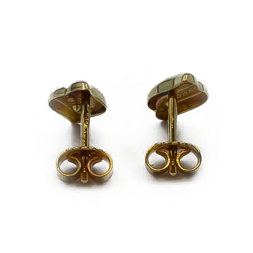 Kultaiset zirkonia korvakorut #2