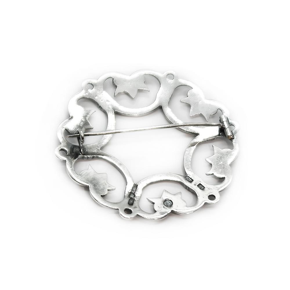 KK hopeinen Suotniemen solki #1