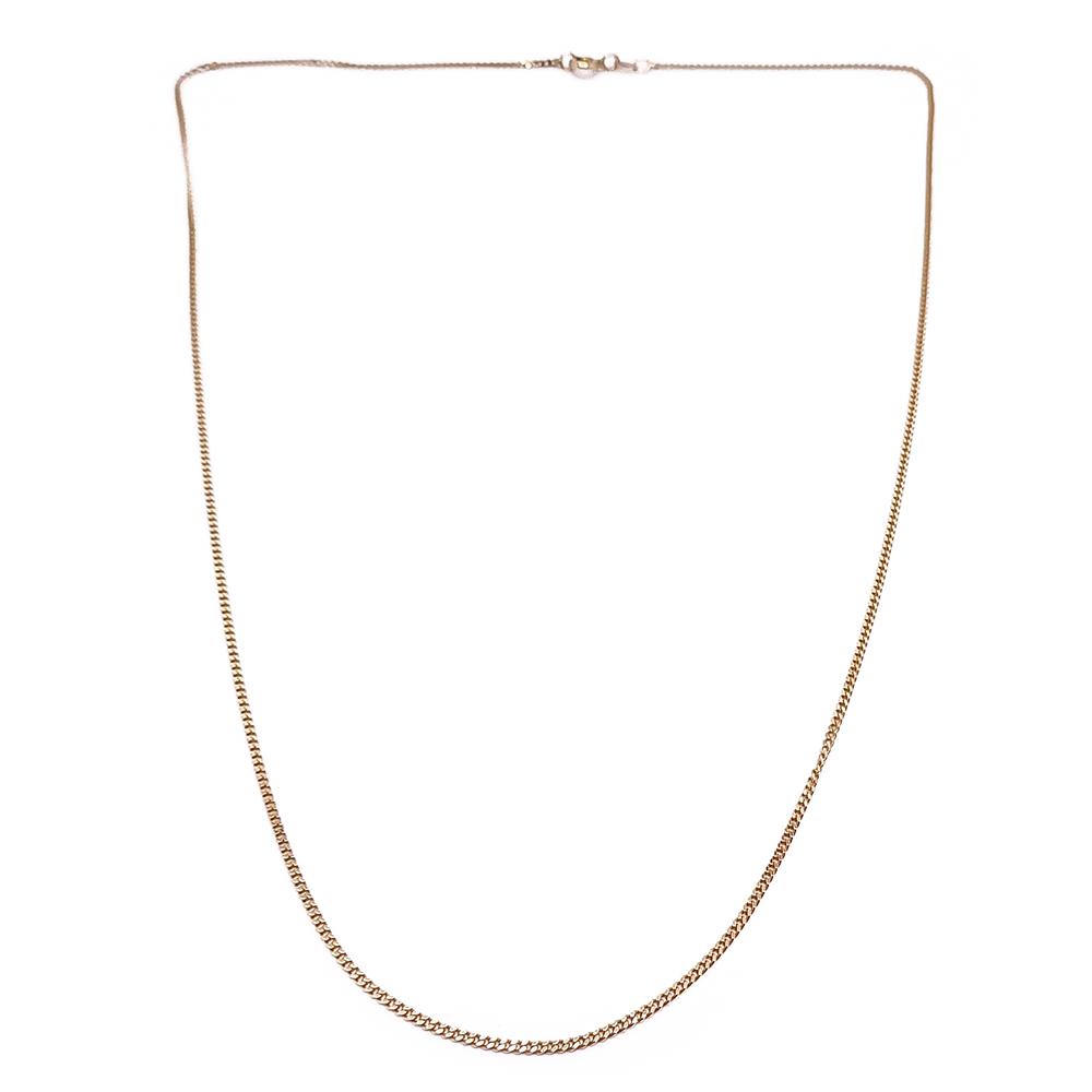 Kultainen venetsiaketju 55cm #0