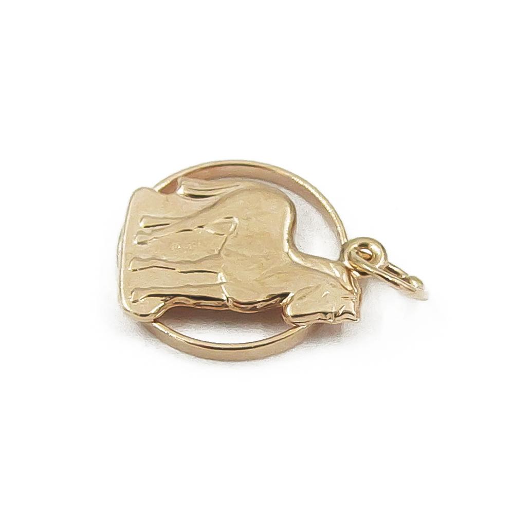 Kultainen hevonen riipus #1