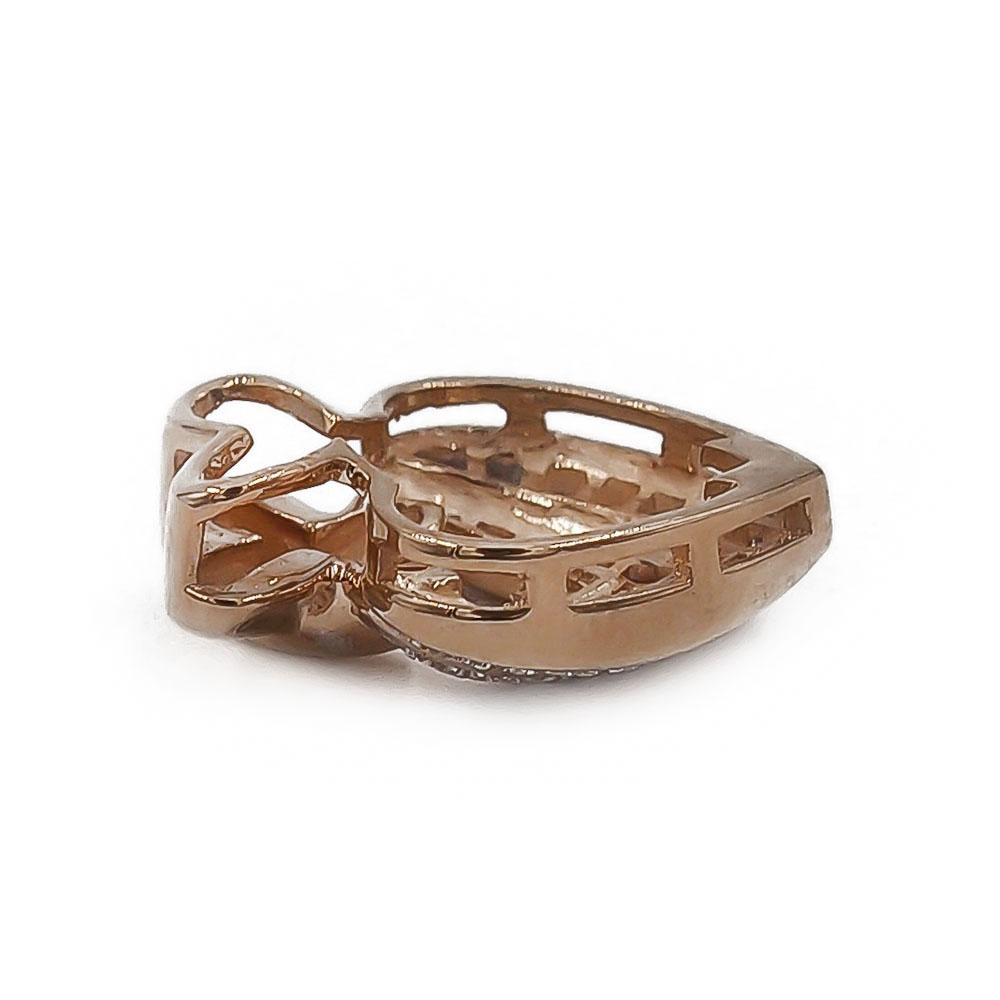 Kultainen timanttisydänriipus 24kpl yht. 0.1ct Timanttiset #1