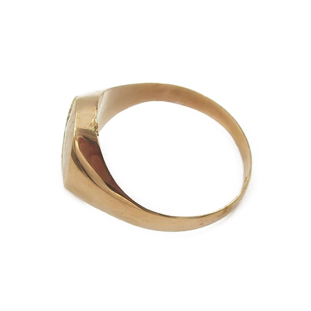 Kultainen kantasormus halk.23mm #3