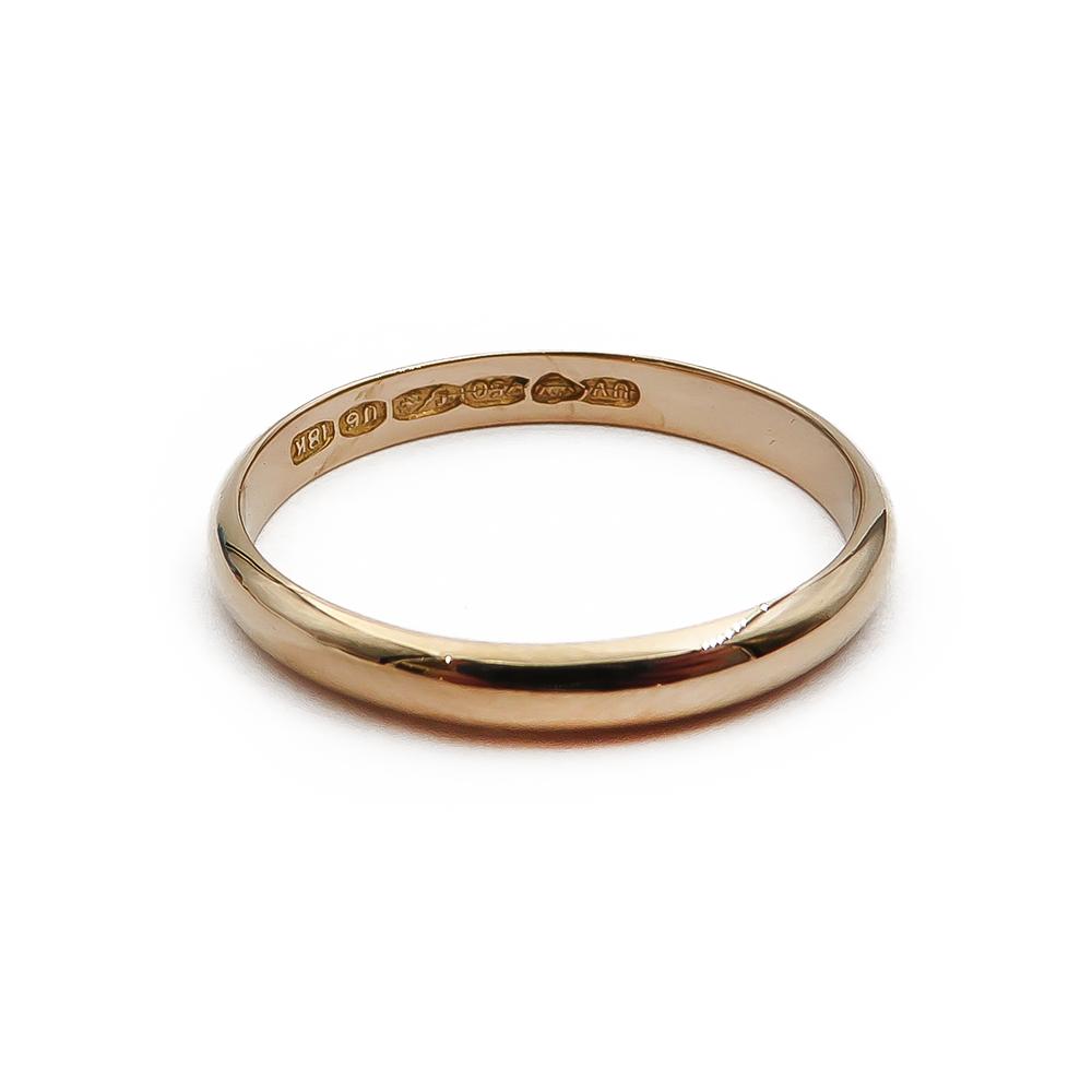 18k kihlasormus 19,5mm v.-49 UV #2