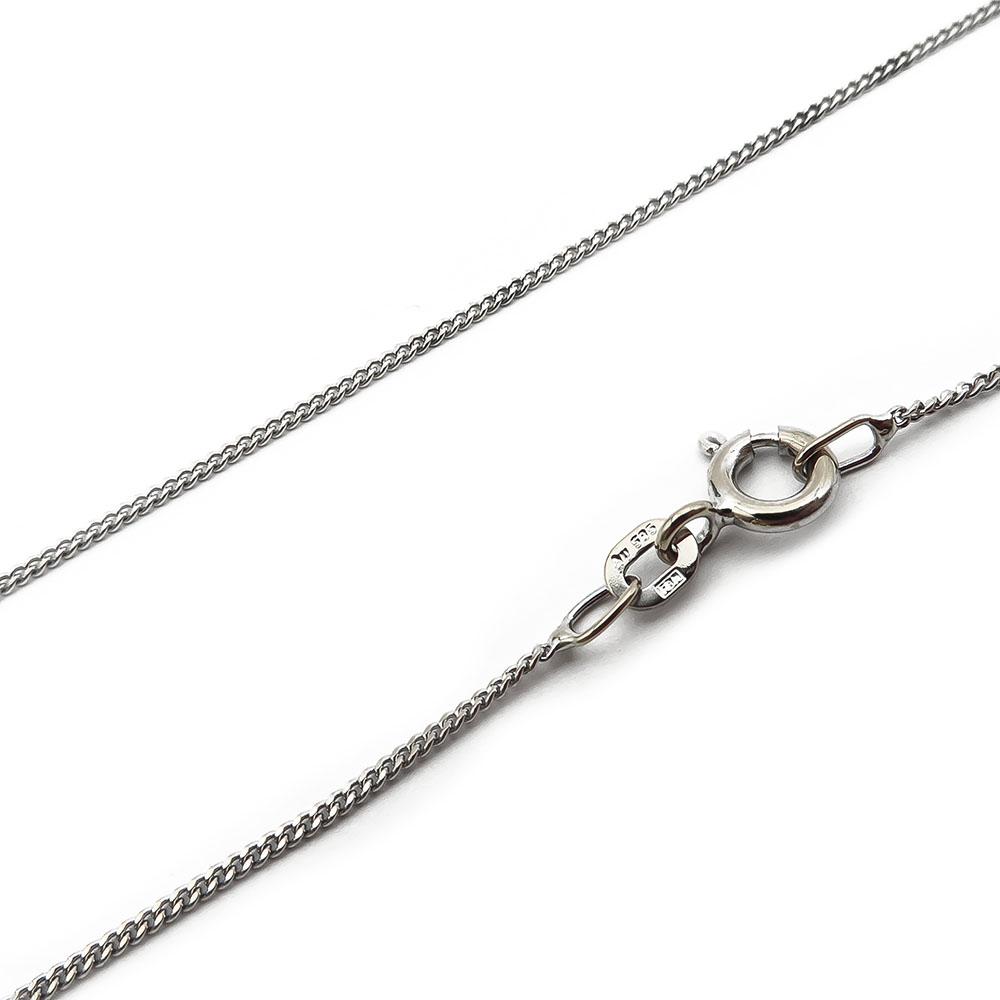 valkokultainen  kaulaketju 42cm #1