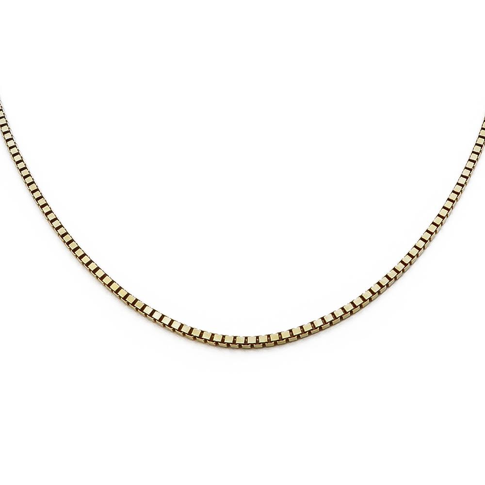 Kultainen venetsiakaulaketju 43cm v.-75 #1