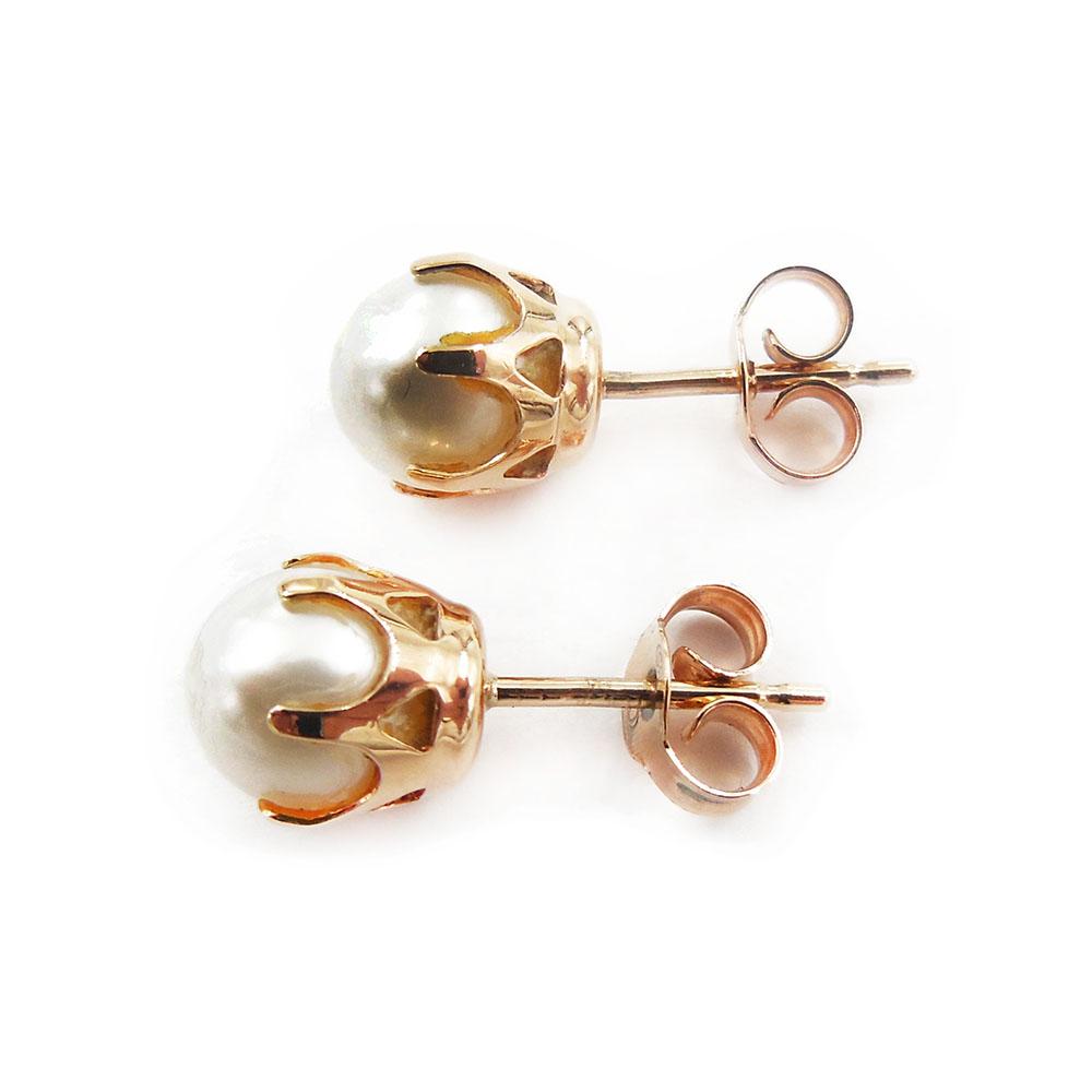 Kultaiset helminapit Helmi 6,4 mm #1