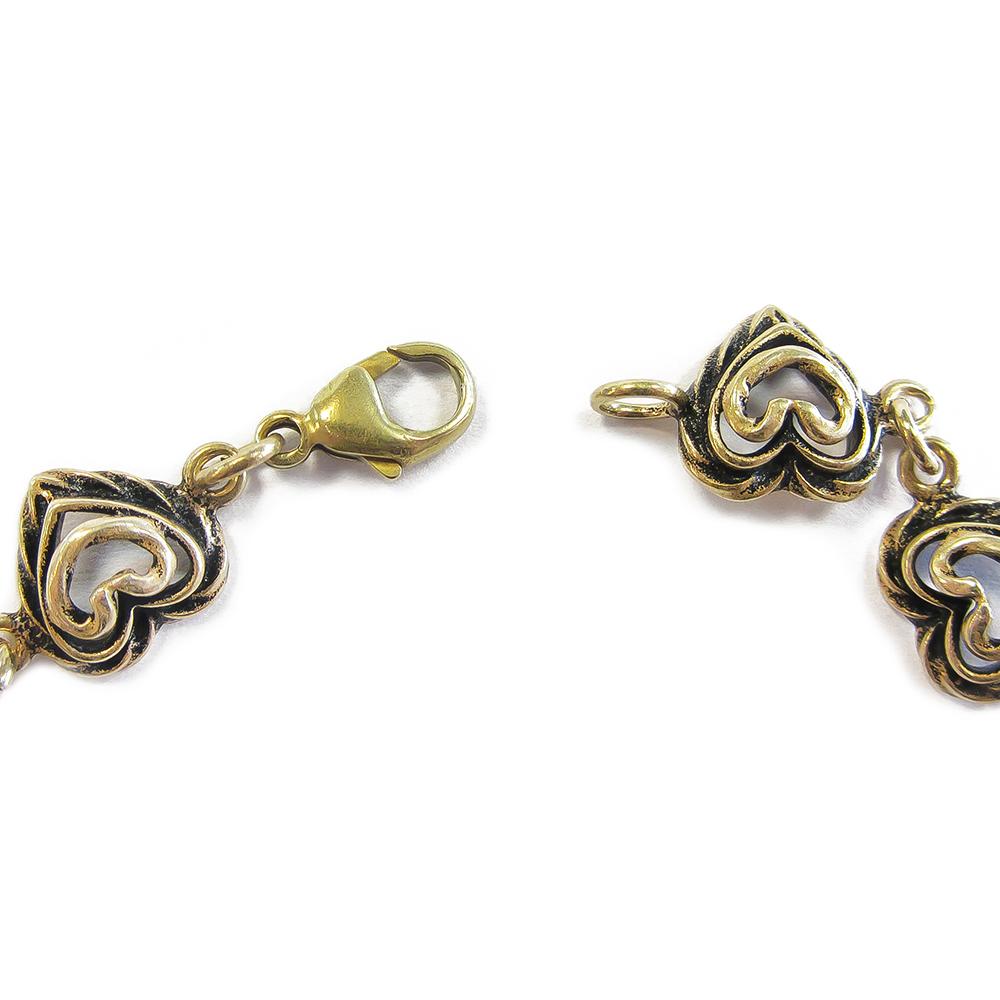 Kalevala koru Talon sydän-rannekoru 20,5cm pronssi #1