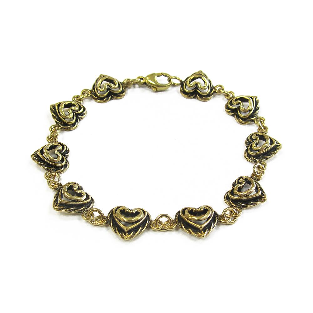 Kalevala koru Talon sydän-rannekoru 20,5cm pronssi #2