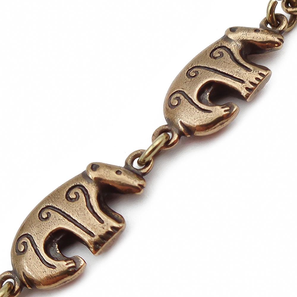 Kalevala koru Kalevankarhu rannekoru 19cm pronssi #2