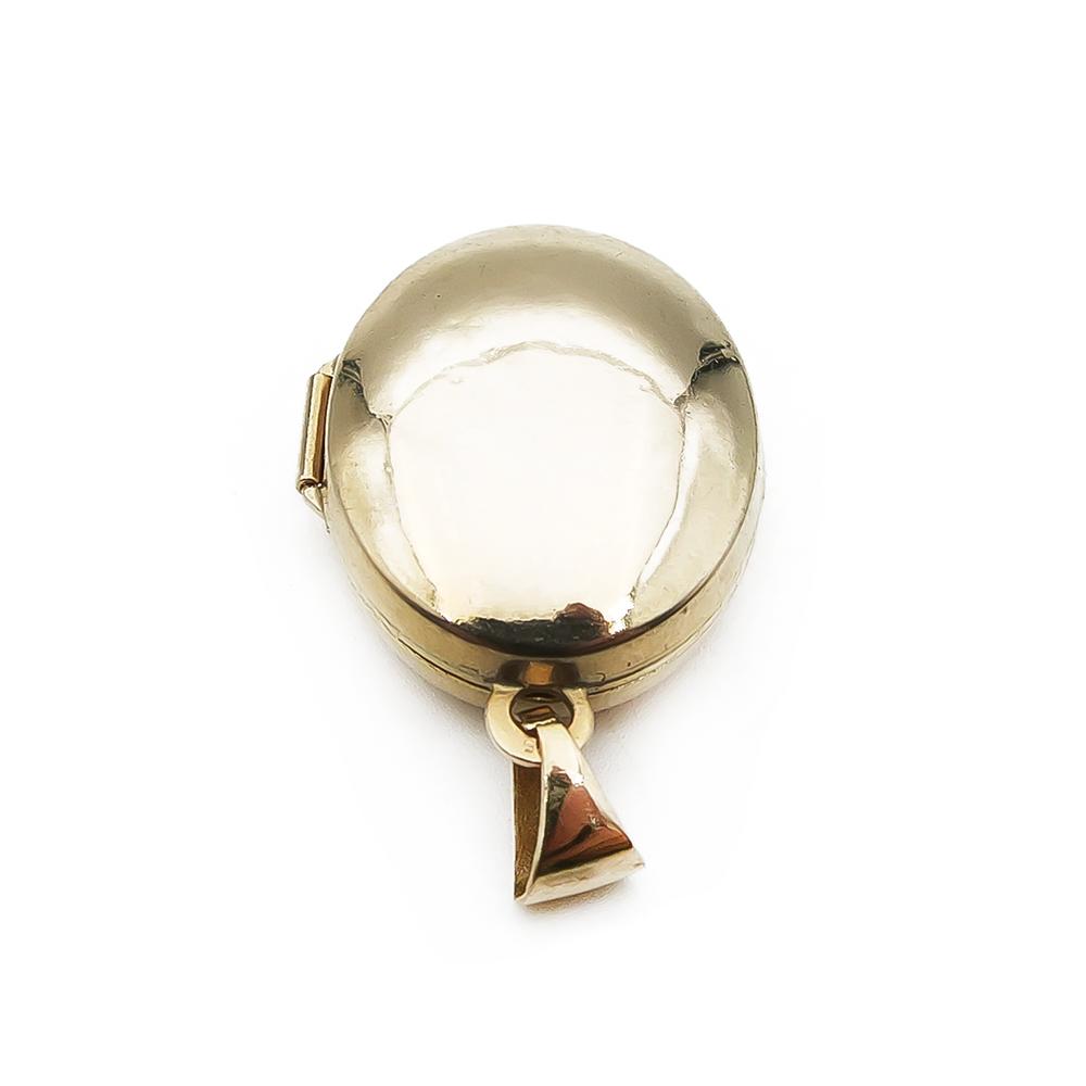 Kultainen medaljonkiriipus Kaksi lintua #3