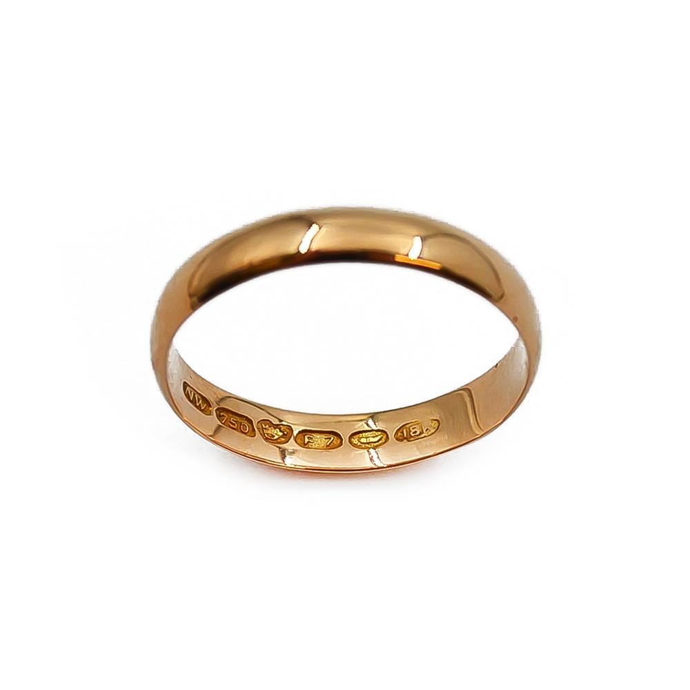 18k Kultainen kihlasormus koko 18.25 #3