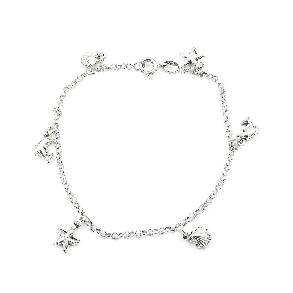 Hopeinen maskotti ranneketju 18.5cm #4