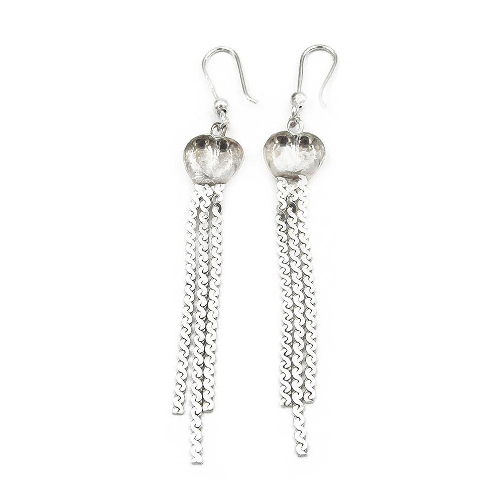 Roikkuvat sydän koukkukorvakorut #1