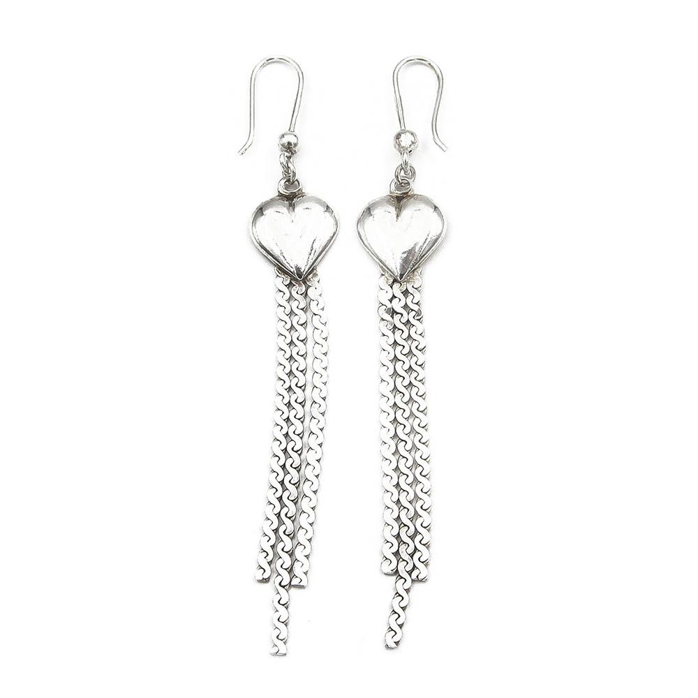 Roikkuvat sydän koukkukorvakorut #0