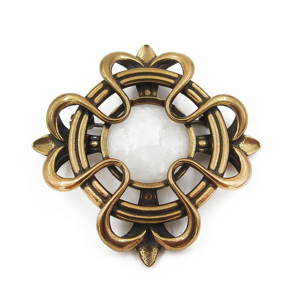 Kalevala Koru Lilja solki/riipus, lumikvartsi #0