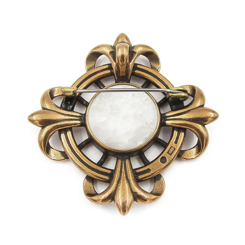 Kalevala Koru Lilja solki/riipus, lumikvartsi #1